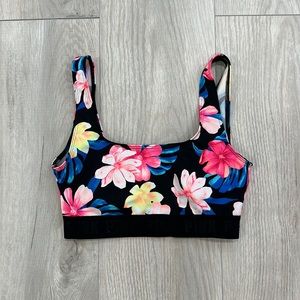 Floral sport bra. Never worn.
